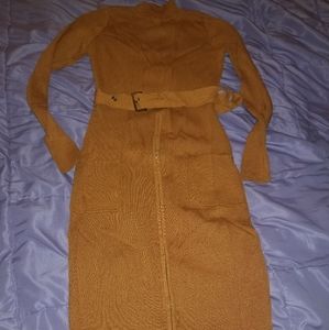 Fashion nova belted sweater dress never worn